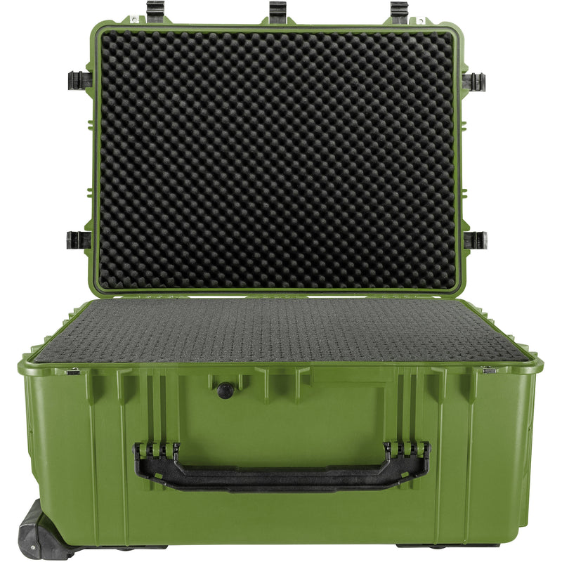 Eylar XXL Protective Gear Roller Case with Foam (Green)