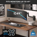 Mount-It! Heavy-Duty Monitor Wall Mount with Gas Spring Arm