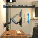 Mount-It! Heavy-Duty Monitor Wall Mount with Gas Spring Arm