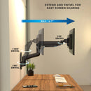 Mount-It! Heavy-Duty Monitor Wall Mount with Gas Spring Arm