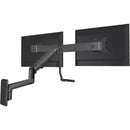 Mount-It! Dual-Monitor Wall Mount with Gas Spring Arm and Crossbar