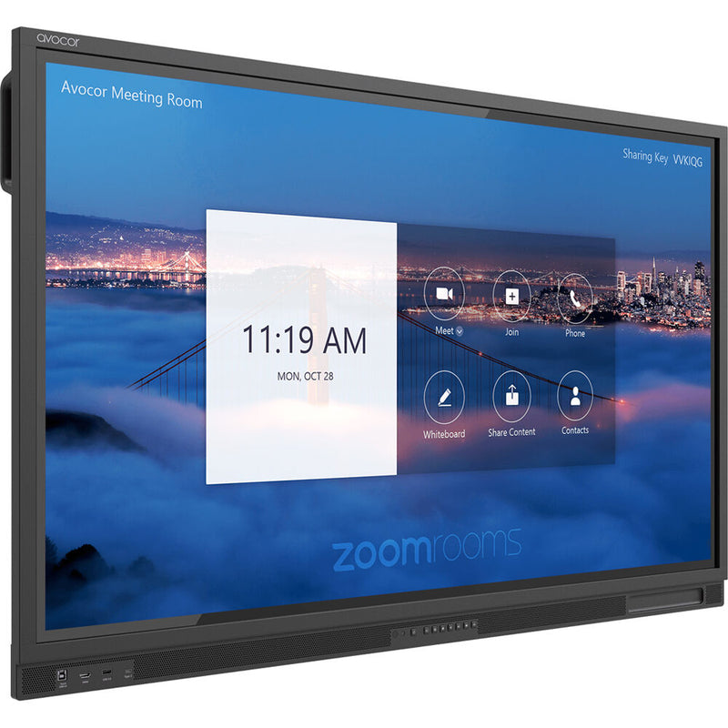Avocor E Series 75" UHD 4K Touchscreen Commercial Display