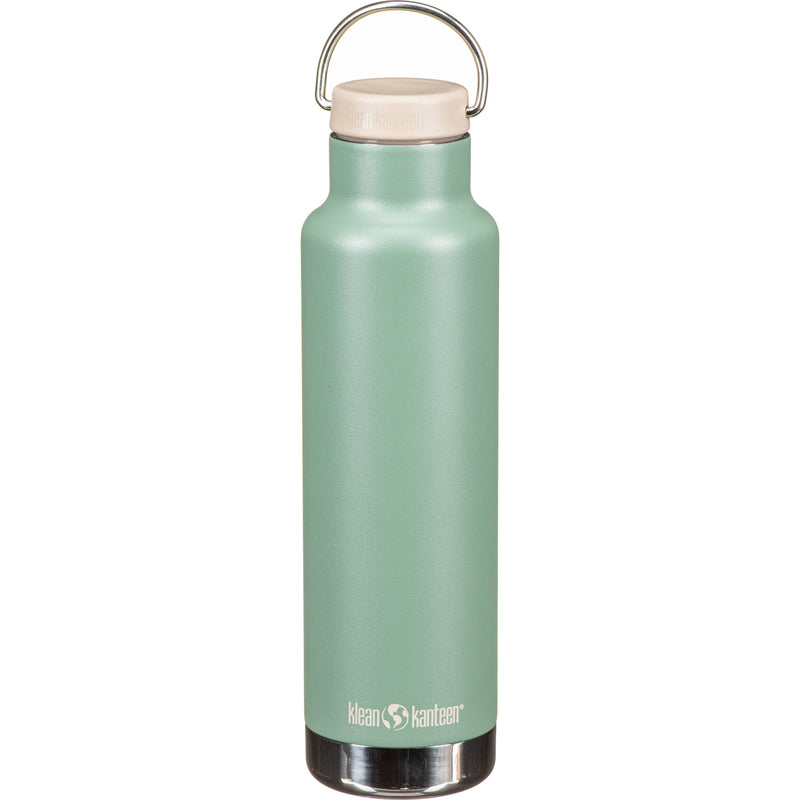 Klean Kanteen Insulated Classic Water Bottle with Loop Cap with Steel Bale (20 oz, Sea Spray)