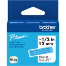 Brother Btag Label Tape for P-Touch PT-N10, PT-N20 & PT-N25BT (Blue on Light Blue, 0.5" x 13.1')