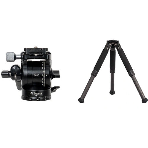 ZWO Seestar TC20 Carbon Fiber Tripod with TH10 Fluid Head Kit