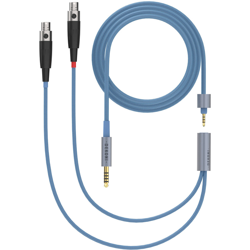 Dekoni Audio Ensemble 4.4mm Nylon Wrapped Cable with 4-Pin Mini XLR Headphone Connectors (64")