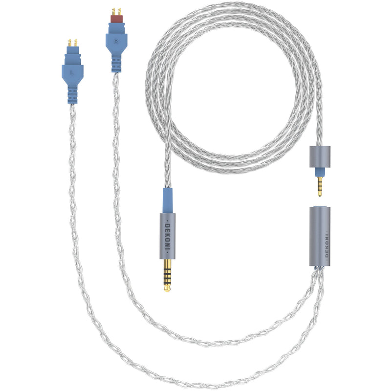 Dekoni Audio Ensemble 4.4mm Braided Cable with HD600 Headphone Connectors (64")