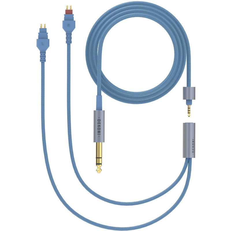 Dekoni Audio Ensemble 1/4" 52" Nylon Wrapped Cable with HD600 Headphone Connector