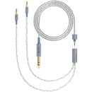 Dekoni Audio Ensemble 1/4" Braided Cable with 3.5mm Headphone Connectors (52")