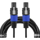 Gator Backline Series Twist Lock Connector to Twist Lock Connector Speaker Cable (10')