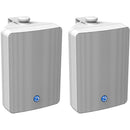 AtlasIED SM63T-WH Strategy Series 6.5" 2-Way 32W Passive Surface Mount Loudspeaker with Transformer (White, Pair)