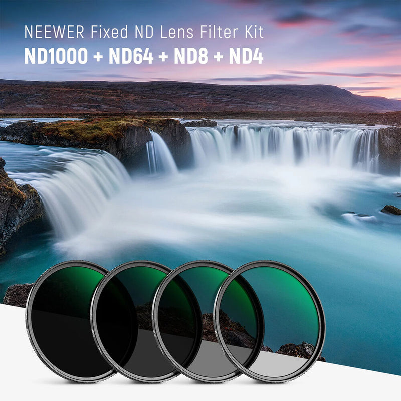 Neewer HD ND Filter Set with Case (55mm)