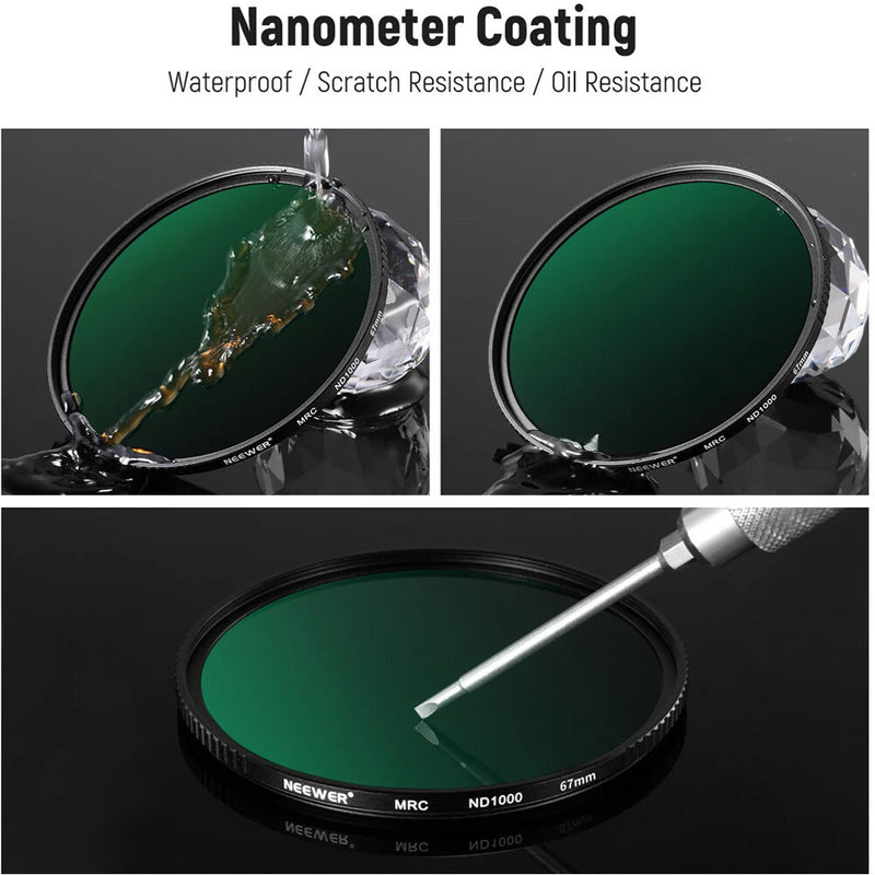 Neewer HD ND Filter Set with Case (55mm)