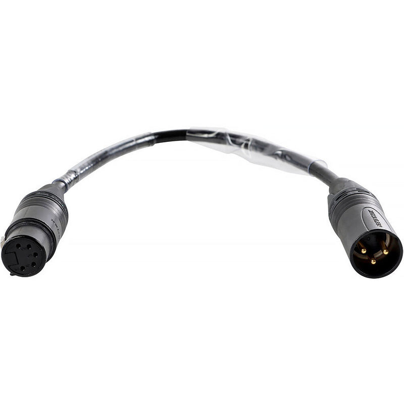 Lex Products DMX5PF-5PF DMX 5-Pin Female XLR to 5-Pin Female XLR Adapter (1')
