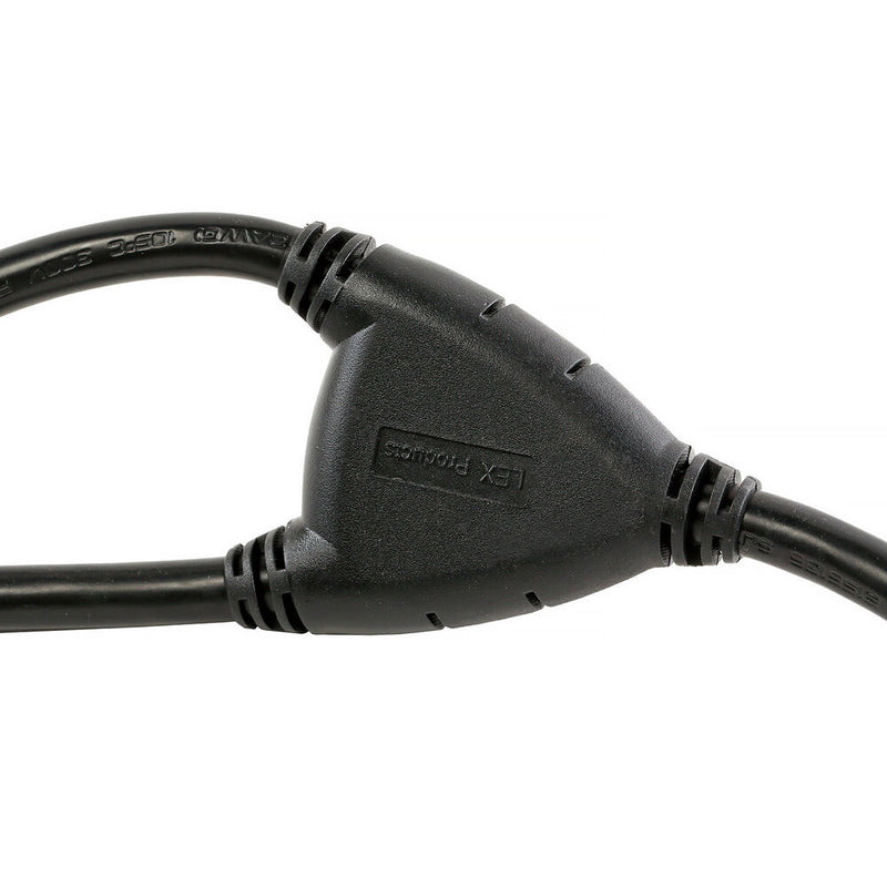 Lex Products 36" 12/3 L6-20 Two-Fer