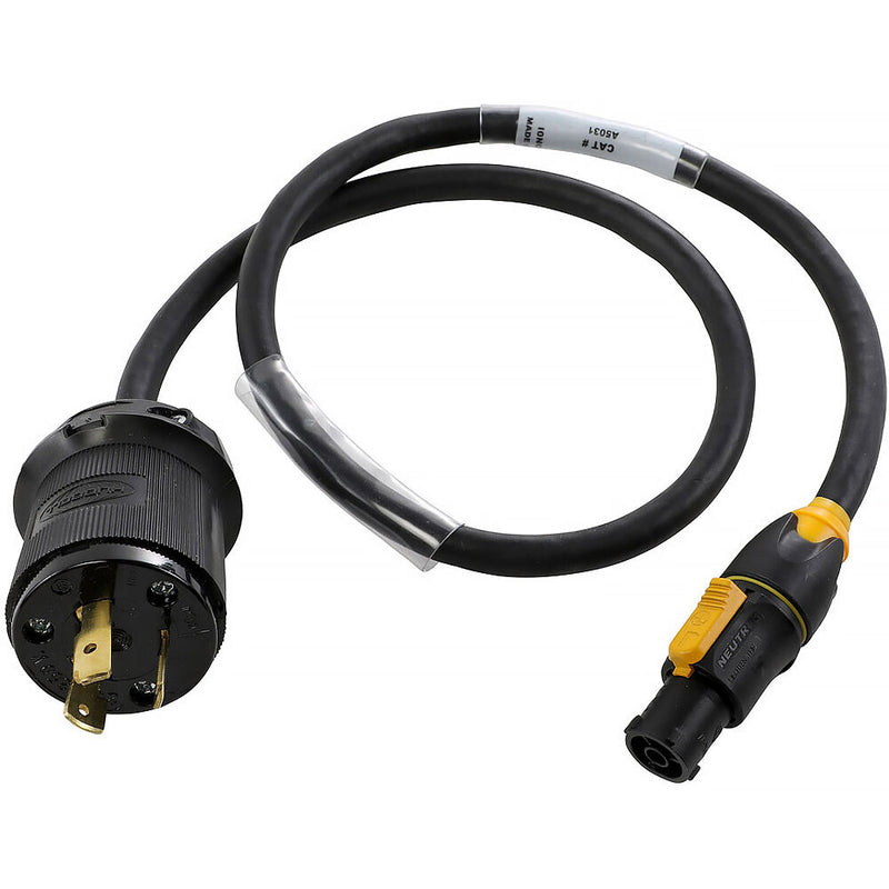 Lex Products 36" L6-20 Plug To Powercon True1 Connector