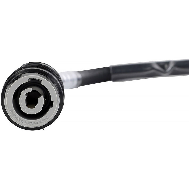 Lex Products 12" Neutrik Powercon True1 Plug To Neutrik Powercon Chassis Grey