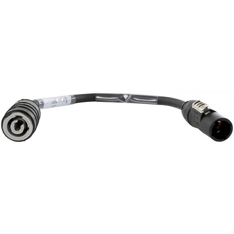 Lex Products 12" Neutrik Powercon True1 Plug To Neutrik Powercon Chassis Grey