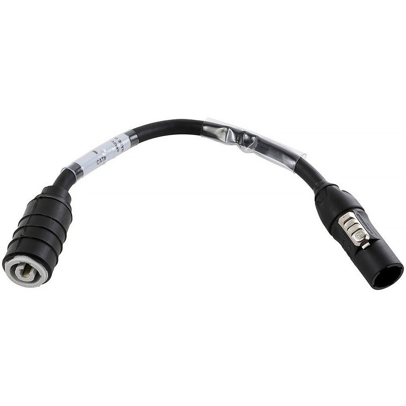 Lex Products 12" Neutrik Powercon True1 Plug To Neutrik Powercon Chassis Grey