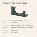 Tilta Leather Half Case for FUJIFILM X-M5 (Black)