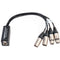 Sescom 4 Channel Passive Balanced Audio Extender Over CAT5/6/7 - RJ45 To 2 Male & 2 Female XLR