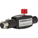 Sescom SES-IL-LPTT Inline XLR Female to Male Push-to-Talk On/Off Switch