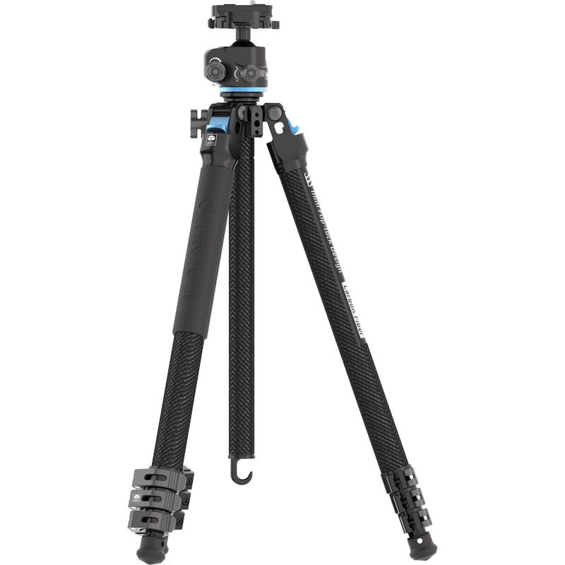 Sirui L-224F Carbon Fiber Photo Tripod with KS-10 Low Gravity QR Ball Head