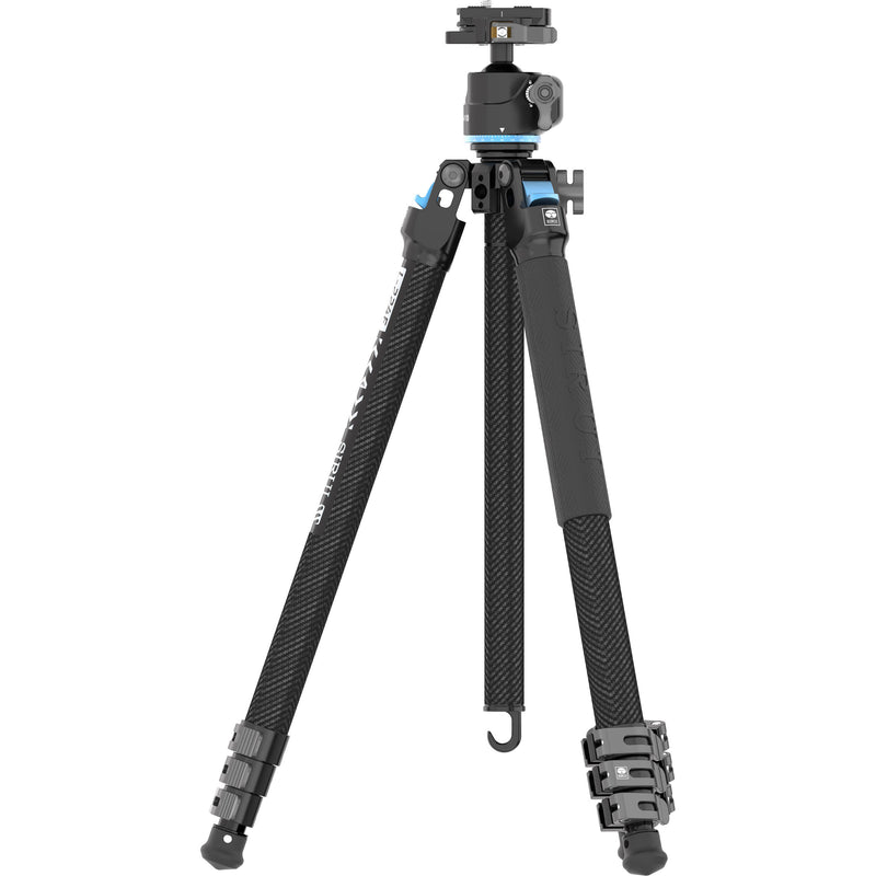 Sirui L-224F Carbon Fiber Photo Tripod with KS-10 Low Gravity QR Ball Head
