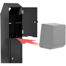 CTA Digital Premium Locking Floor Stand Kiosk with Enclosed Printer Storage & Cable Management