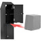 CTA Digital Premium Locking Floor Stand Kiosk with Enclosed Printer Storage & Cable Management