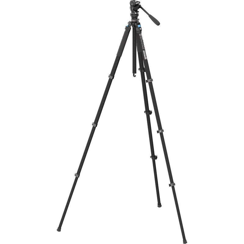 Sirui L-224F Carbon Fiber Video Tripod with KV-5 Pan/Tilt Head