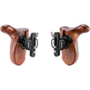 Tilta Advanced Side Wooden Handles (Pair, NATO Rail, Black)