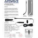 Airwave Technologies AT-CEILING CHOIR-C Cardioid Condenser Hanging Choir Microphone (Black)