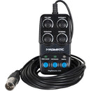 Elation Professional MagRemote VIDI with 4-Pin XLR Cable for Fog Machines (26')