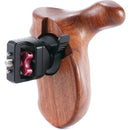 Tilta Advanced Right-Side Wooden Handle (Anti-Twist 1/4-20", Black)