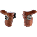 Tilta Advanced Side Wooden Handles (Pair, Anti-Twist 1/4-20", Black)