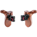 Tilta Advanced Side Wooden Handles (Pair, Anti-Twist 1/4-20", Black)