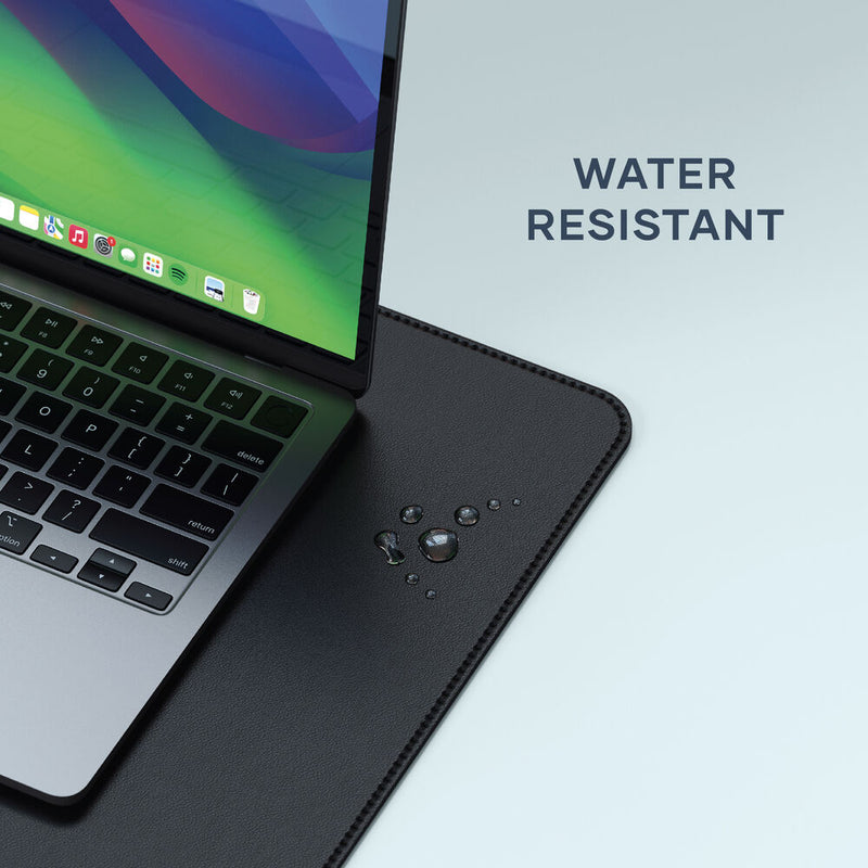 Satechi Vegan Leather Premium Desk Mat (Black)