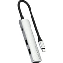 Satechi Slim USB-C 4-in-1 4K Multi-Port Adapter (Silver)