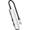 Satechi Slim USB-C 4-in-1 4K Multi-Port Adapter (Silver)