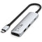 Satechi Slim USB-C 4-in-1 4K Multi-Port Adapter (Silver)
