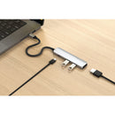 Satechi Slim USB-C 4-in-1 4K Multi-Port Adapter (Silver)