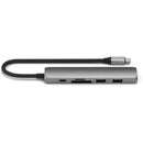 Satechi Slim USB-C 6-in-1 Multi-Port Adapter (Gray)