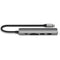 Satechi Slim USB-C 6-in-1 Multi-Port Adapter (Gray)