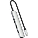 Satechi Slim USB-C 6-in-1 Multi-Port Adapter (Silver)