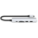 Satechi Slim USB-C 6-in-1 Multi-Port Adapter (Silver)