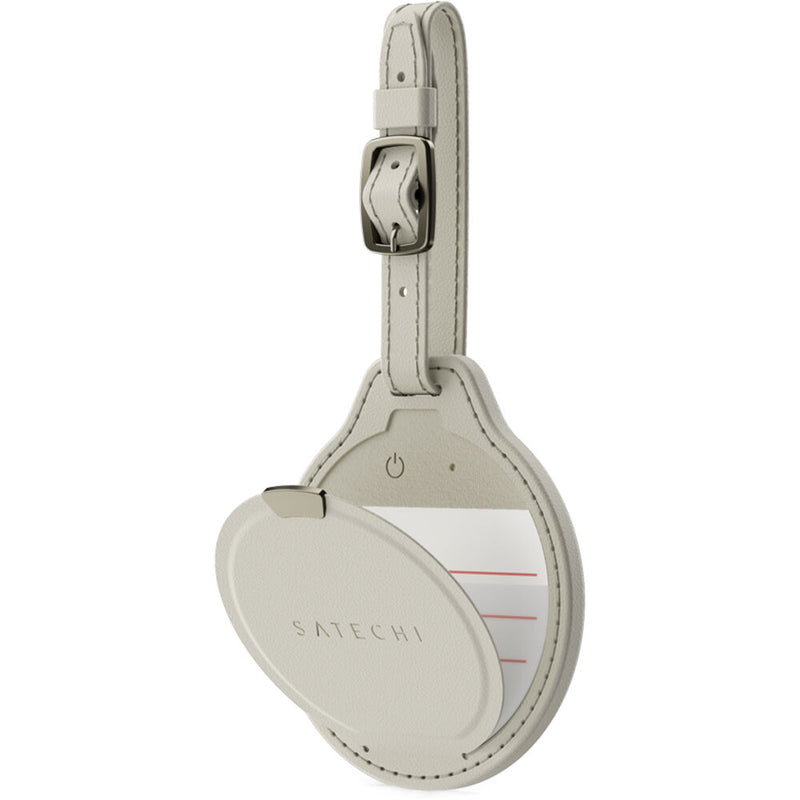 Satechi Vegan Leather FindAll Luggage Tracking Tag (Sand)