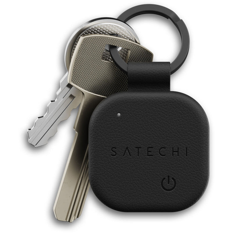 Satechi Vegan-Leather Findall Keychain (Black)