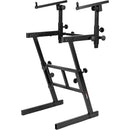 Gator Adjustable Z-Style Keyboard Stand with 2nd Tier