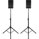 Gator Aluminum Tripod Speaker Stand Set with Deluxe Bag